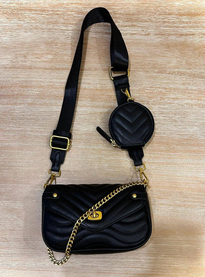 Trendy Quilted Crossbody Bag with Adjustable Straps – Versatile and Stylish - Home Kartz
