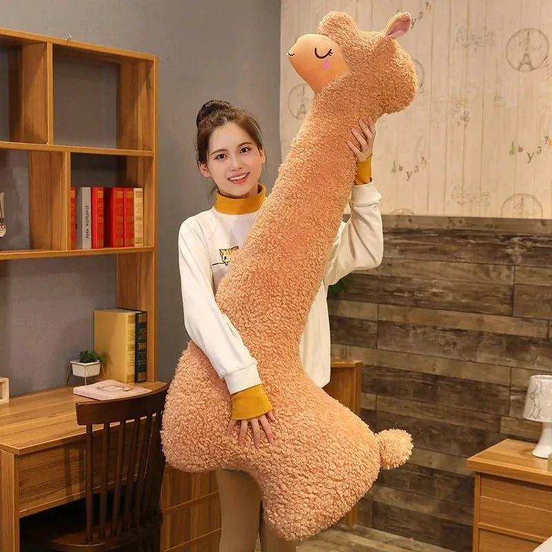 Lovely Alpaca Plush Toy - Soft, Cuddly Companion for All Ages - Home Kartz