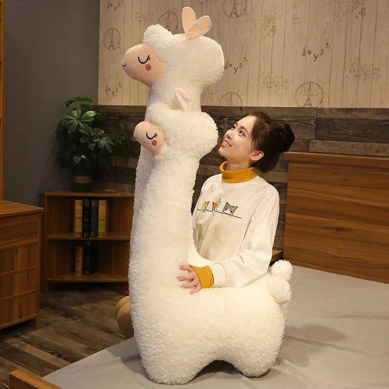 Lovely Alpaca Plush Toy - Soft, Cuddly Companion for All Ages - Home Kartz