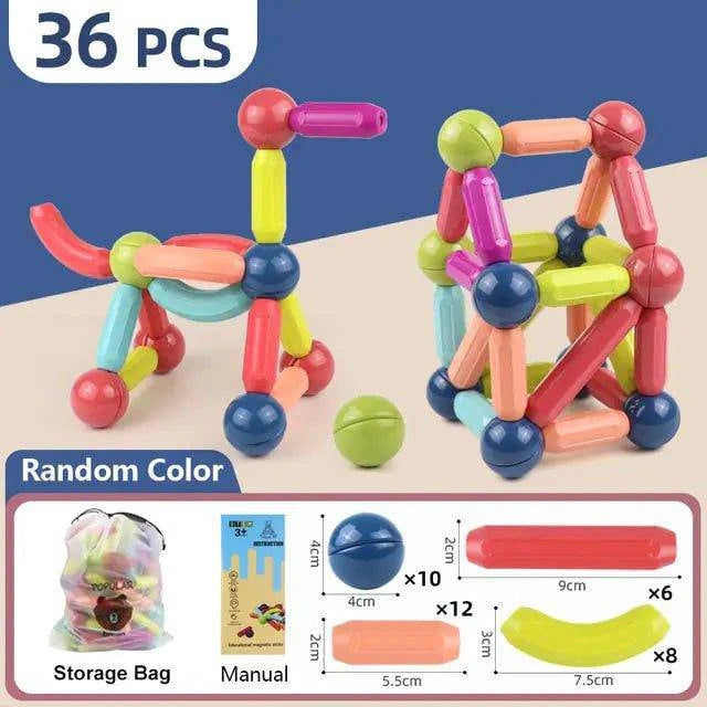 Magnetic Building Blocks Toy for Endless Fun - Home Kartz