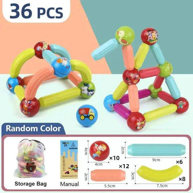 Magnetic Building Blocks Toy for Endless Fun - Home Kartz