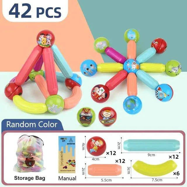 Magnetic Building Blocks Toy for Endless Fun - Home Kartz