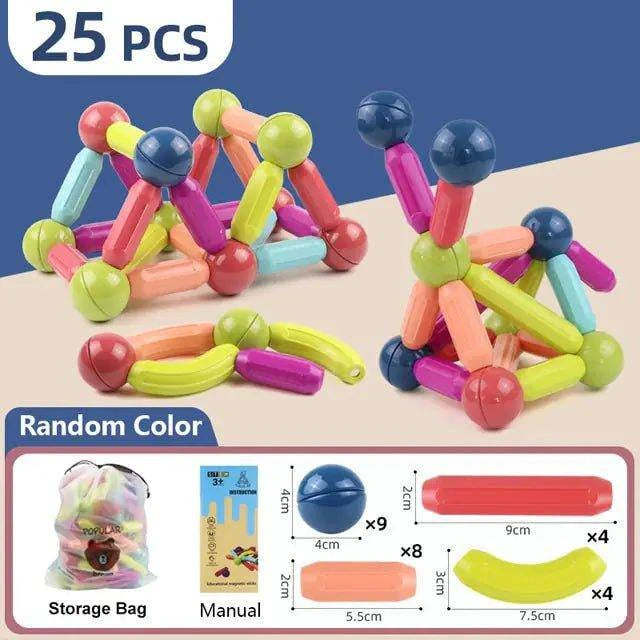 Magnetic Building Blocks Toy for Endless Fun - Home Kartz