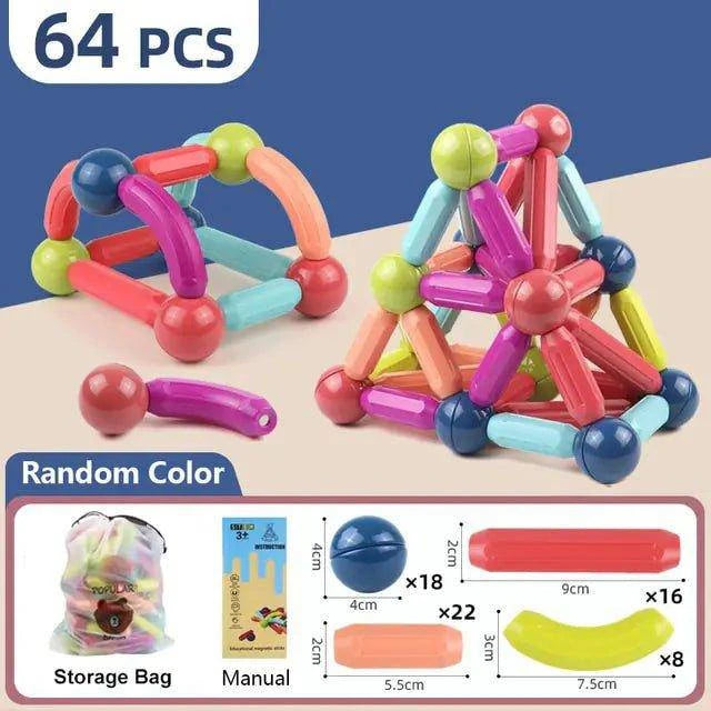 Magnetic Building Blocks Toy for Endless Fun - Home Kartz