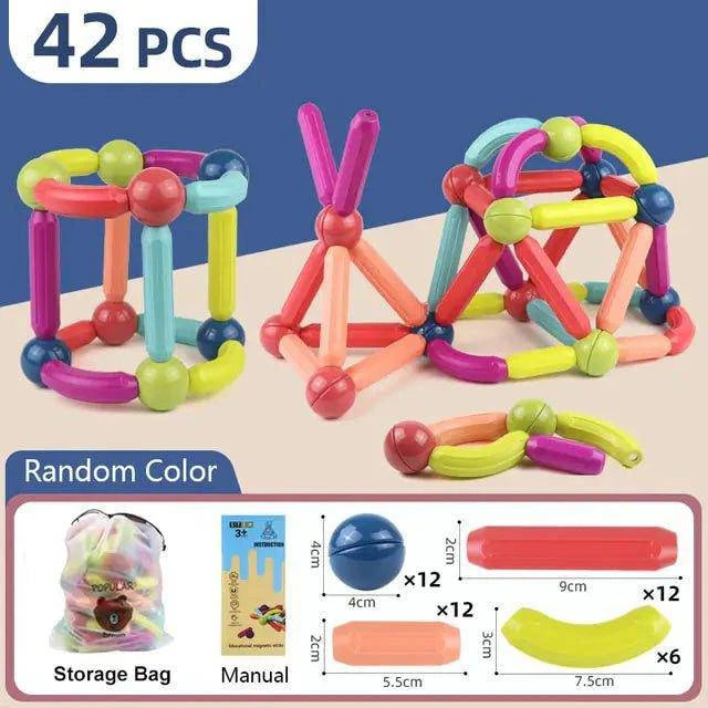 Magnetic Building Blocks Toy for Endless Fun - Home Kartz