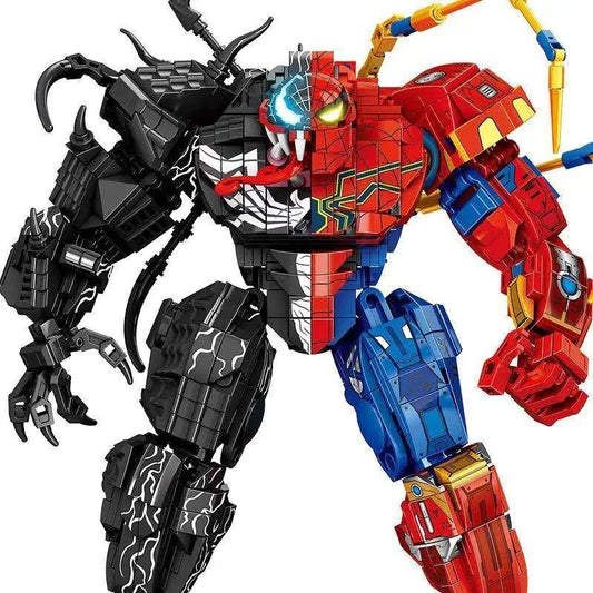 SpiderMan 3 Venom Fusion Symbiosis Mech Armor Building Blocks Kit – Action-Packed Adventure for Builders - Home Kartz