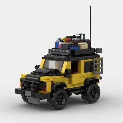 Embark on Adventures with MOC Rover Defender Racing Sports Car Building Blocks - Home Kartz