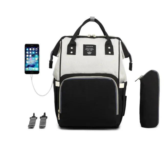 Stylish Mommy Diaper Backpack | Fashionable, Functional & Perfect for Busy Moms - Home Kartz