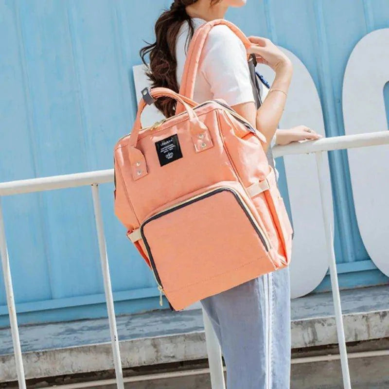 Stylish Mommy Diaper Backpack | Fashionable, Functional & Perfect for Busy Moms - Home Kartz