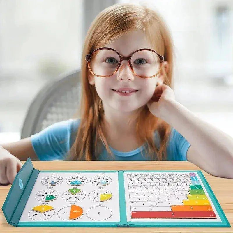 Montessori Magnetic Fraction Learning Toy – Hands-On Math Education for Kids - Home Kartz