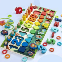 Montessori Wooden Geometric Puzzle for Kids: A Pathway to Enhanced Learning and Creativity! - Home Kartz