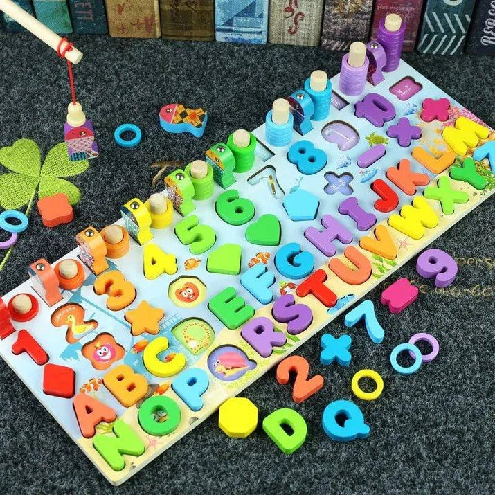 Montessori Wooden Geometric Puzzle for Kids: A Pathway to Enhanced Learning and Creativity! - Home Kartz