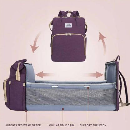 🎒 Multifunctional Portable Diaper Bag | Ultimate Organization & Style for Moms on the Go 🍼 - Home Kartz