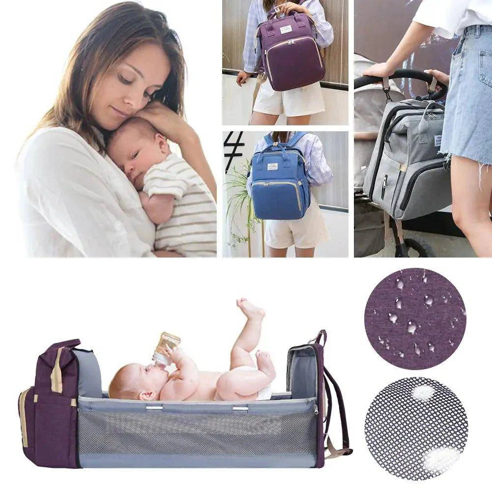 🎒 Multifunctional Portable Diaper Bag | Ultimate Organization & Style for Moms on the Go 🍼 - Home Kartz