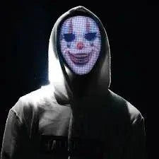 Illuminate Your Look with the LED Light Up Mask - Customizable, Bluetooth Programmable | Perfect for Parties, Halloween & Festivals - Home Kartz