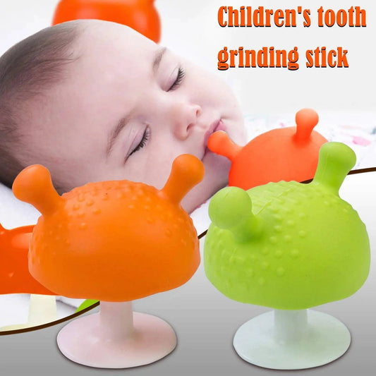 Mushroom Shape Baby Teether Stick - Soothe Teething Woes Safely! - Home Kartz