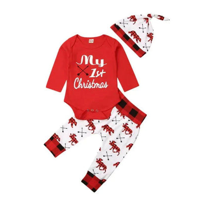 Baby Boy My First Christmas Outfits: Festive, Cozy & Adorable Holiday Set - Home Kartz