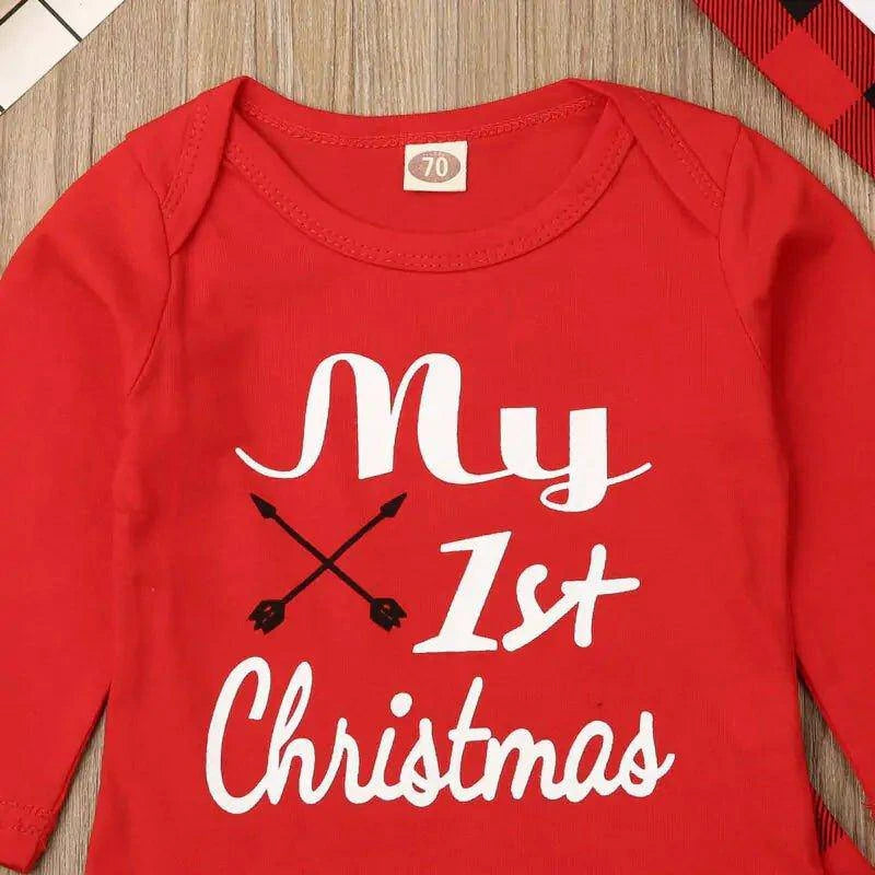 Baby Boy My First Christmas Outfits: Festive, Cozy & Adorable Holiday Set - Home Kartz