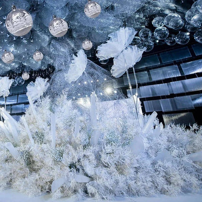 Sparkle Up Your Holiday Decor with a Christmas Transparent Ball Pendant ✨🎄 - Home Kartz