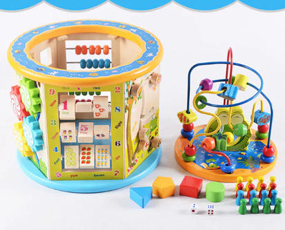 Explore, Count & Create : The Large Wooden Montessori Bead Box That Makes Learning an Adventure