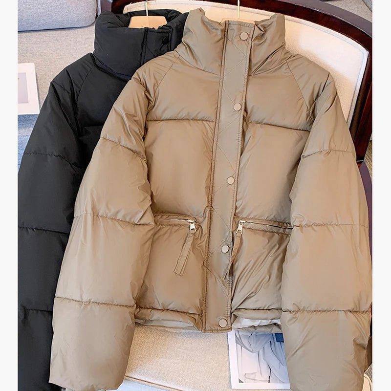 Stay Stylishly Warm: Discover Our Chic Short Wadded Jacket for Women - Home Kartz