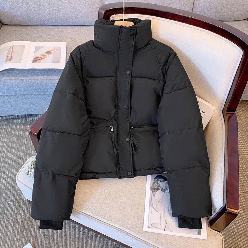 Stay Stylishly Warm: Discover Our Chic Short Wadded Jacket for Women - Home Kartz