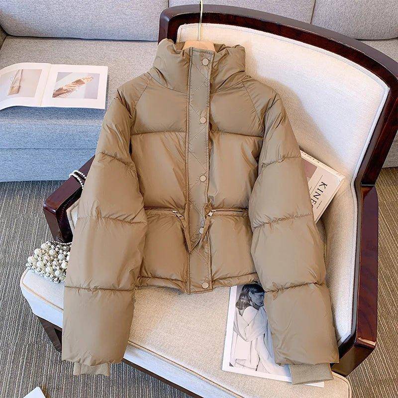 Stay Stylishly Warm: Discover Our Chic Short Wadded Jacket for Women - Home Kartz