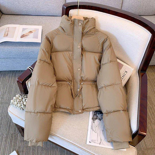 Stay Stylishly Warm: Discover Our Chic Short Wadded Jacket for Women - Home Kartz