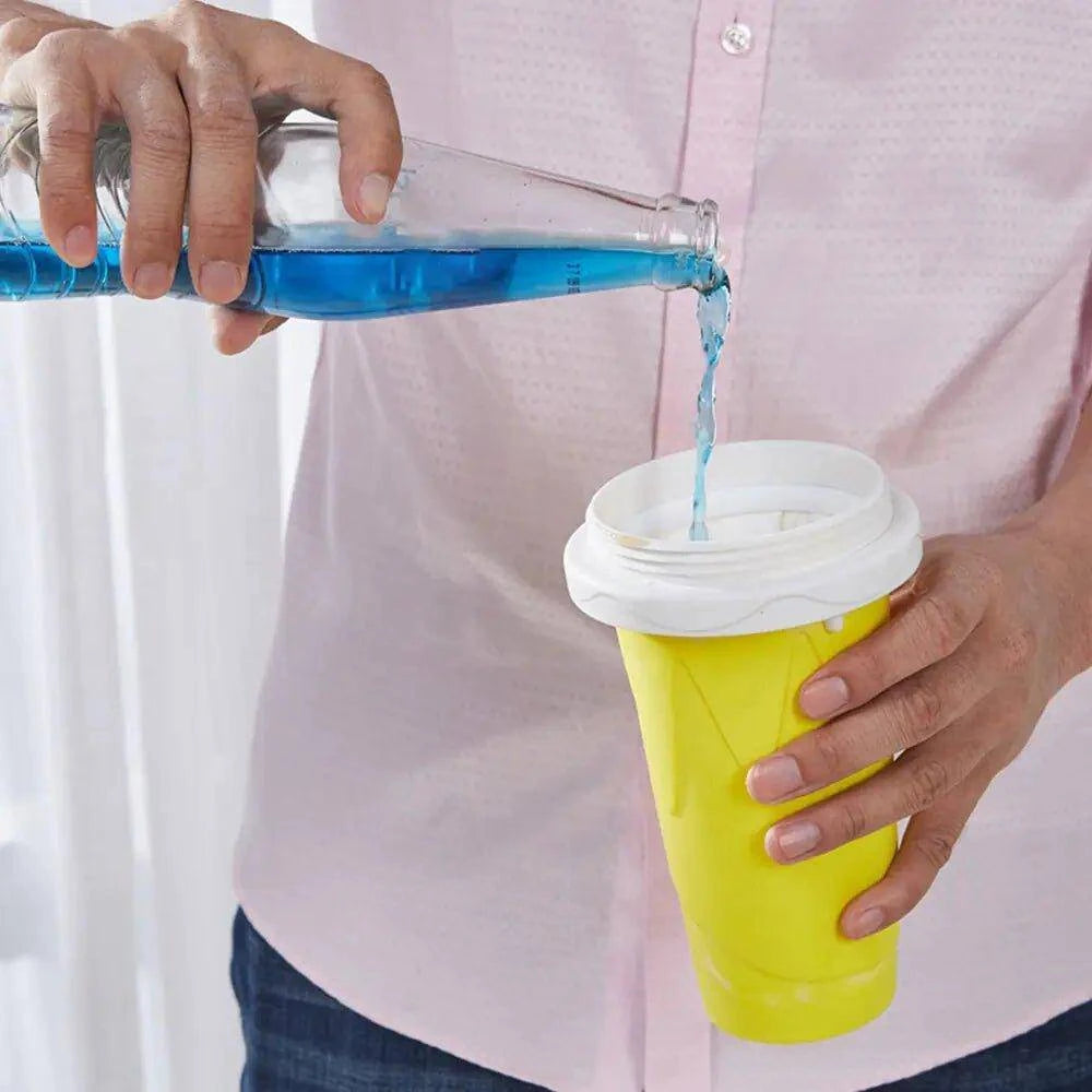 Quick-Frozen Smoothies Cup: Instant Milkshakes, Smoothies, and Ice Cream Maker - Home Kartz