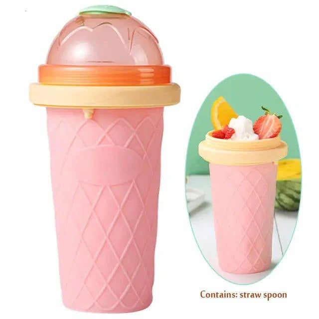 Quick-Frozen Smoothies Cup: Instant Milkshakes, Smoothies, and Ice Cream Maker - Home Kartz