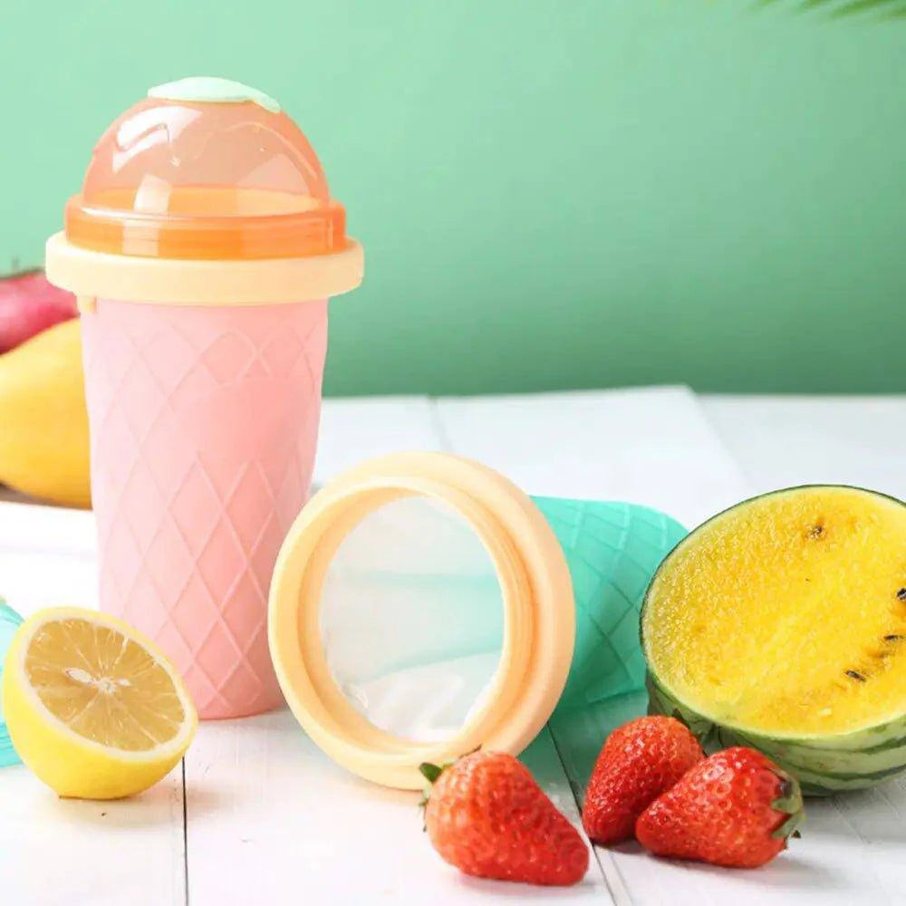 Quick-Frozen Smoothies Cup: Instant Milkshakes, Smoothies, and Ice Cream Maker - Home Kartz