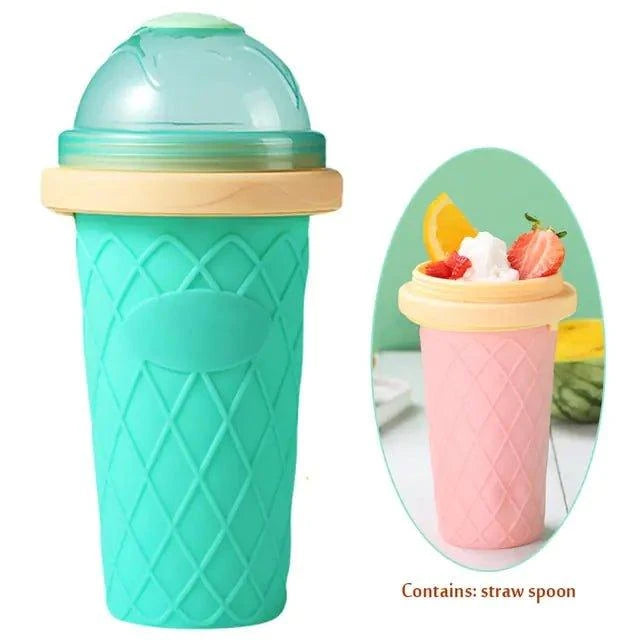 Quick-Frozen Smoothies Cup: Instant Milkshakes, Smoothies, and Ice Cream Maker - Home Kartz