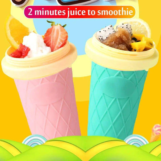 Quick-Frozen Smoothies Cup: Instant Milkshakes, Smoothies, and Ice Cream Maker - Home Kartz
