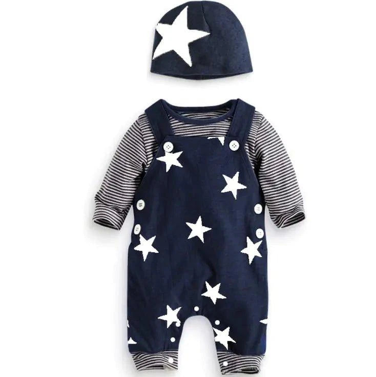 Stylish & Comfortable: Baby Boys Casual Striped Sweater Bundle Set for Spring and Autumn - Home Kartz