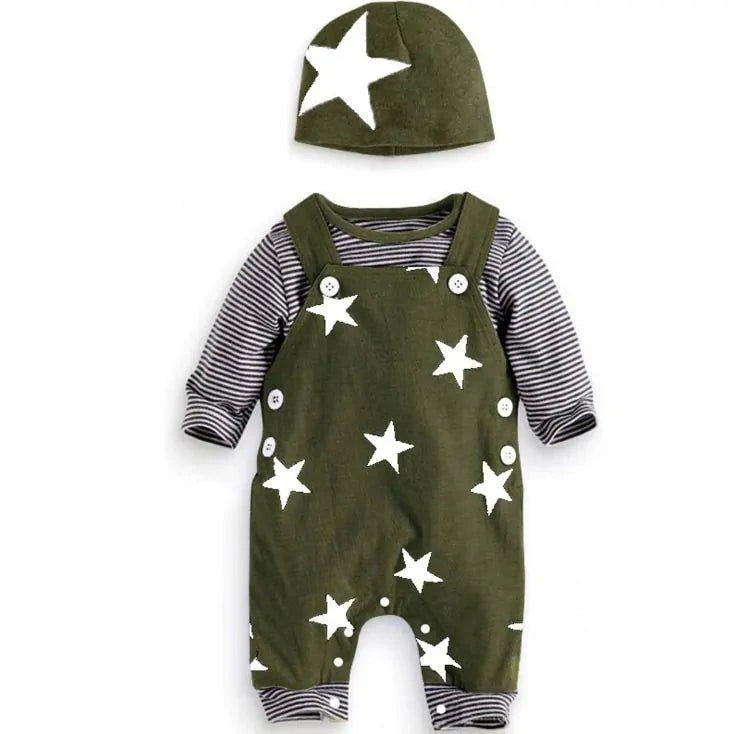 Stylish & Comfortable: Baby Boys Casual Striped Sweater Bundle Set for Spring and Autumn - Home Kartz