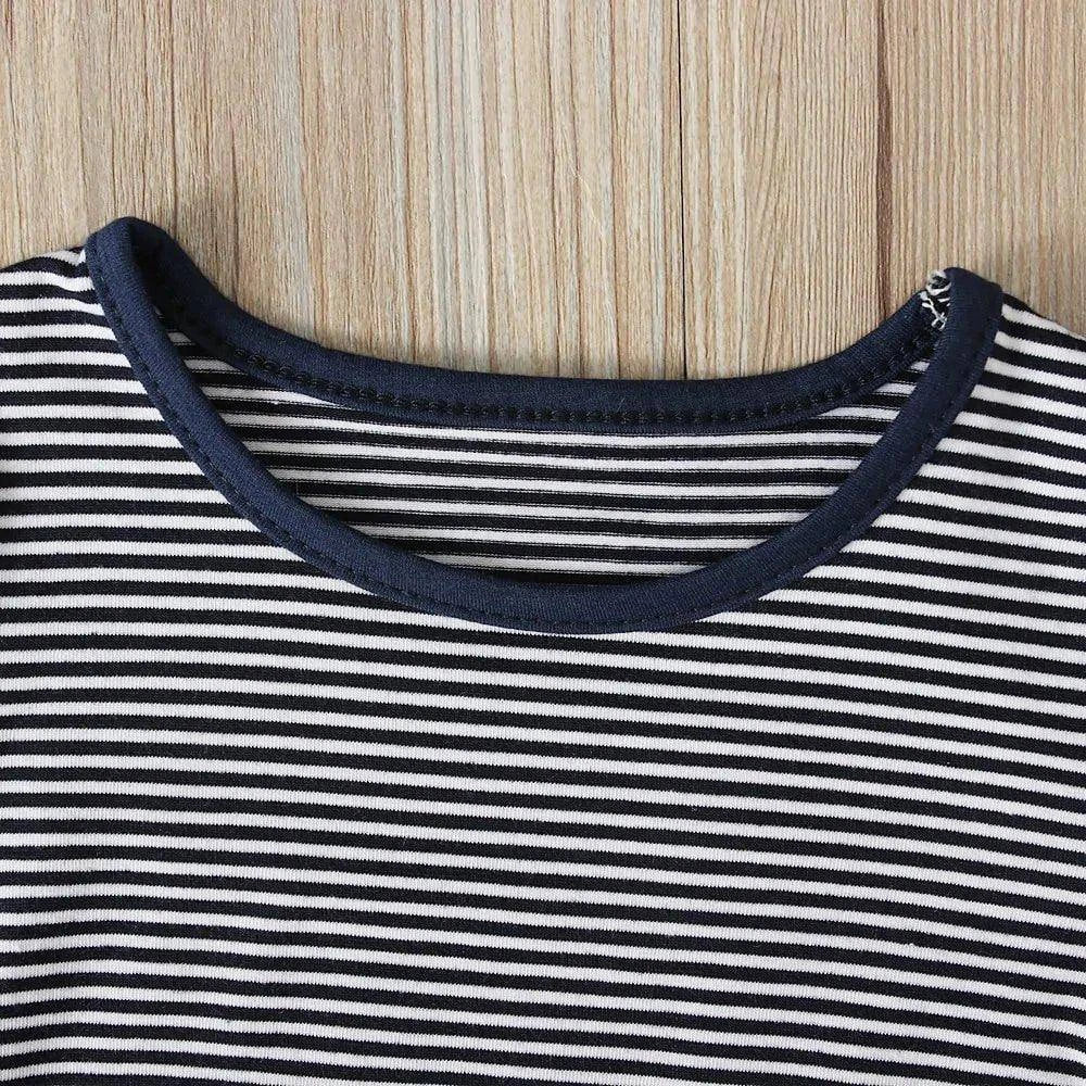 Stylish & Comfortable: Baby Boys Casual Striped Sweater Bundle Set for Spring and Autumn - Home Kartz