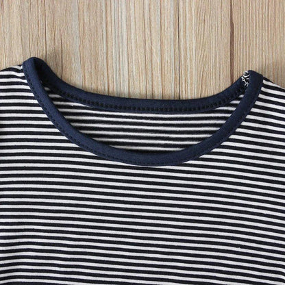 Stylish & Comfortable: Baby Boys Casual Striped Sweater Bundle Set for Spring and Autumn - Home Kartz