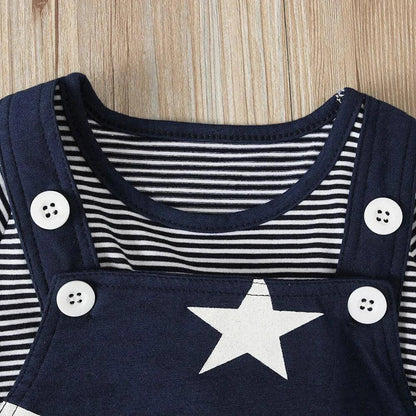 Stylish & Comfortable: Baby Boys Casual Striped Sweater Bundle Set for Spring and Autumn - Home Kartz