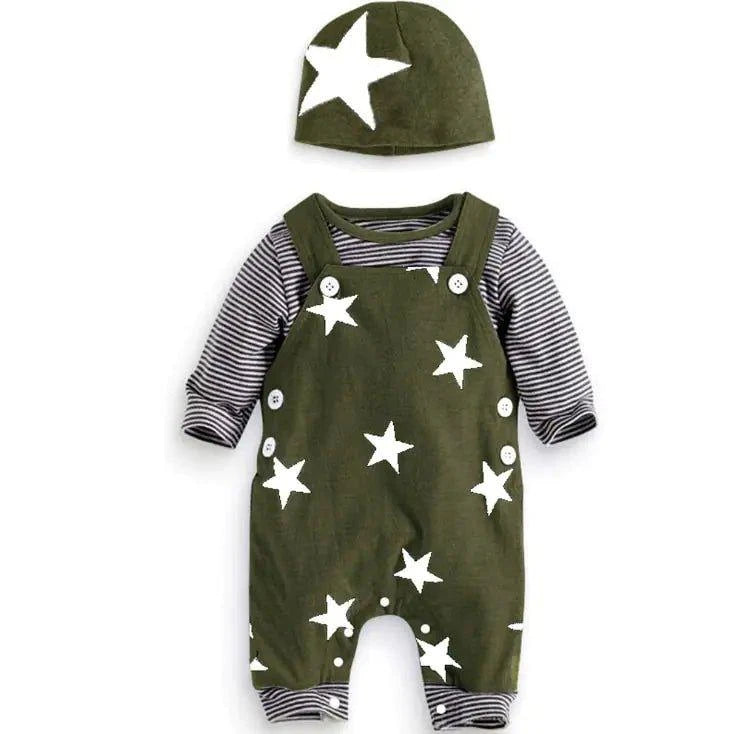 Stylish & Comfortable: Baby Boys Casual Striped Sweater Bundle Set for Spring and Autumn - Home Kartz