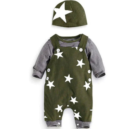Stylish & Comfortable: Baby Boys Casual Striped Sweater Bundle Set for Spring and Autumn - Home Kartz