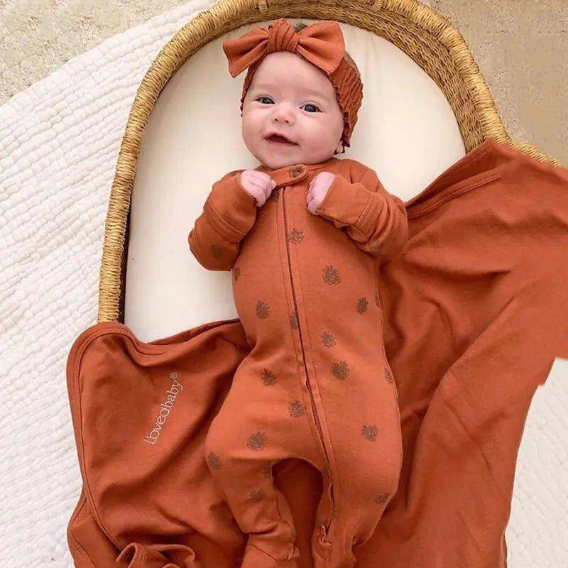 Stylish and Soft Knitted Coral Velvet Baby Jumpsuit for Newborns - Home Kartz