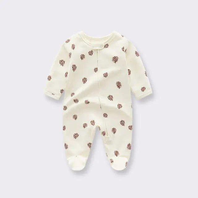Stylish and Soft Knitted Coral Velvet Baby Jumpsuit for Newborns - Home Kartz