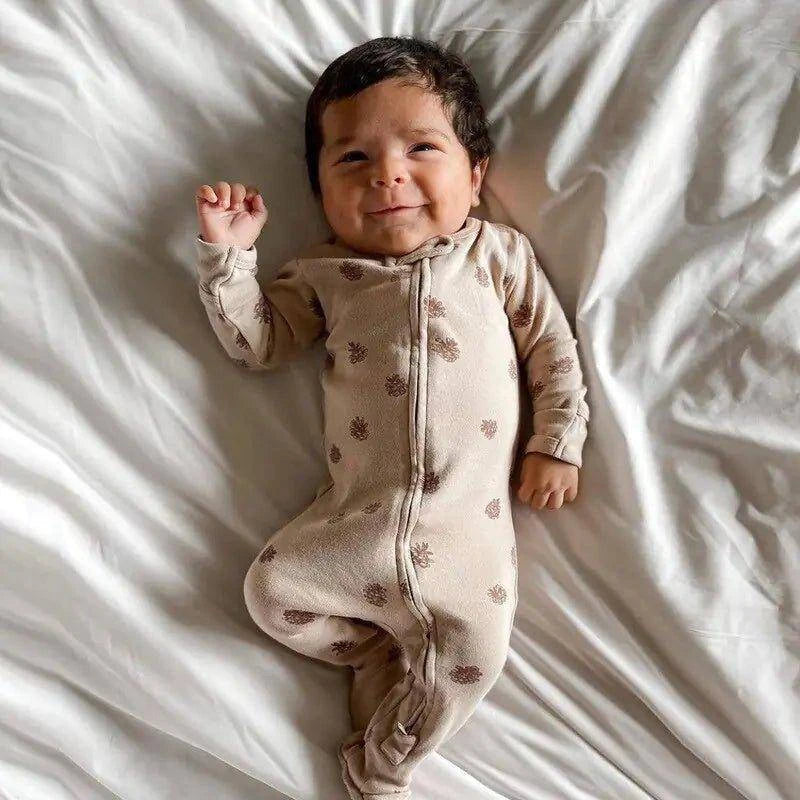 Stylish and Soft Knitted Coral Velvet Baby Jumpsuit for Newborns - Home Kartz
