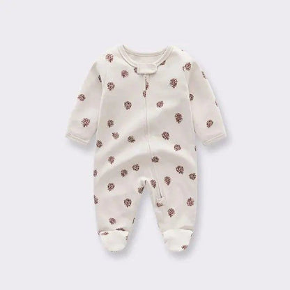 Stylish and Soft Knitted Coral Velvet Baby Jumpsuit for Newborns - Home Kartz