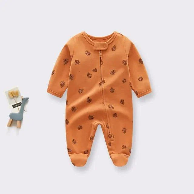 Stylish and Soft Knitted Coral Velvet Baby Jumpsuit for Newborns - Home Kartz