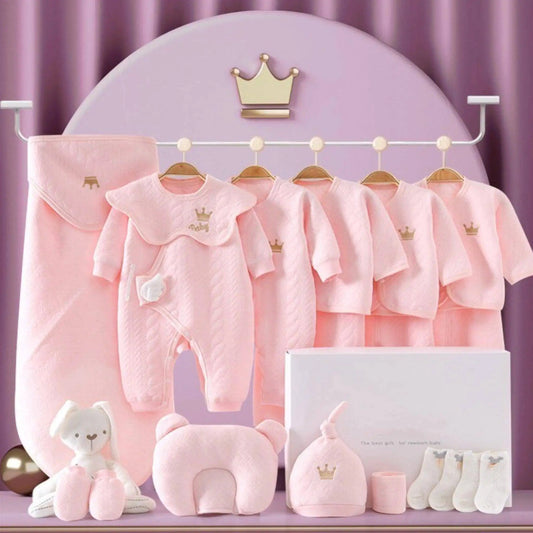 6 Item Bundle: Welcome Your Newborn with Our Baby Luxe Gift Set - Home Kartz