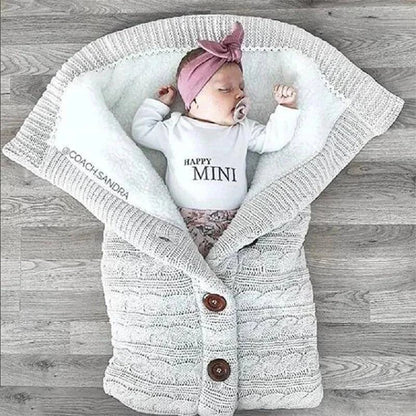 Newborn Baby Winter Warm Sleeping Bag | Cozy, Soft & Perfect for Winter 🛏️ - Home Kartz