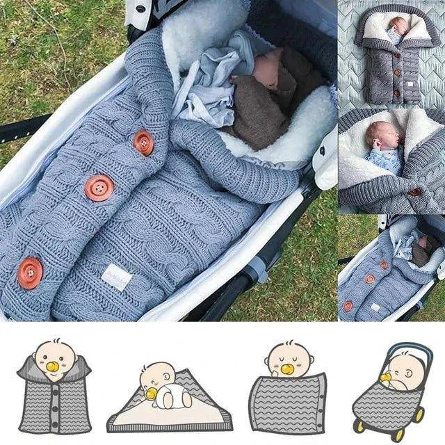 Newborn Baby Winter Warm Sleeping Bag | Cozy, Soft & Perfect for Winter 🛏️ - Home Kartz