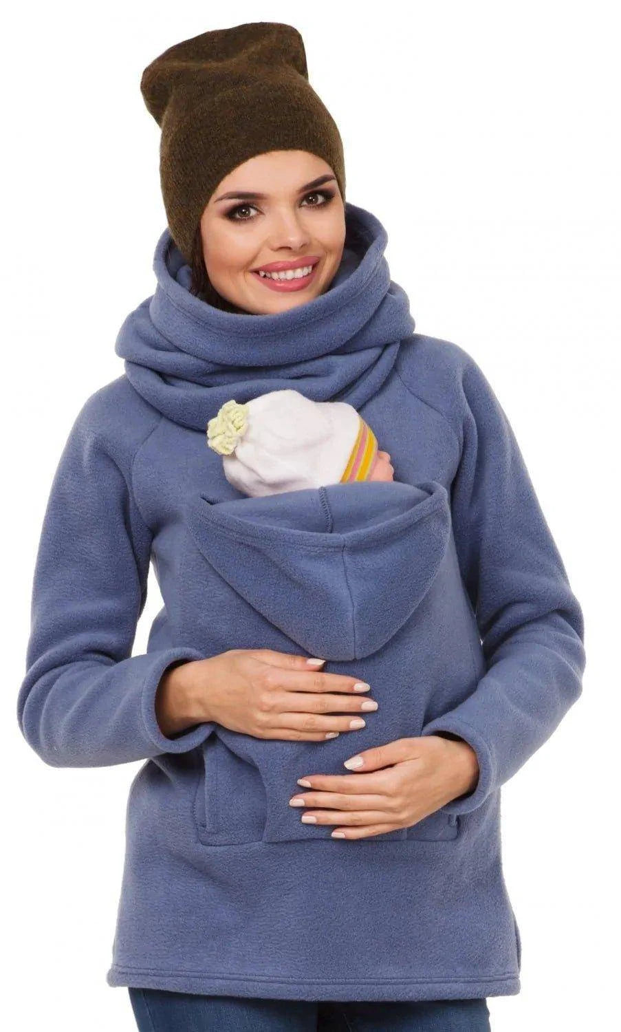 Newborn Kangaroo Carrier Sling Bag Coat | Comfortable, Hands-Free Babywearing - Home Kartz
