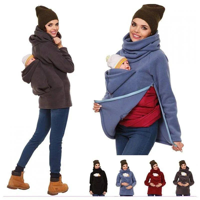 Newborn Kangaroo Carrier Sling Bag Coat | Comfortable, Hands-Free Babywearing - Home Kartz